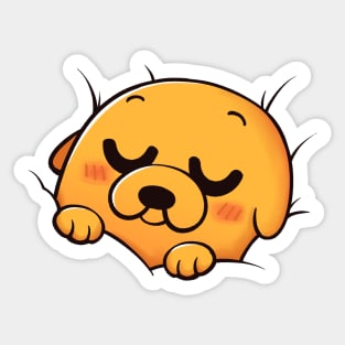 sleeping Jake, Adventure time Sticker